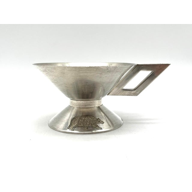 Art Deco Hotel Silverware with Engraved Bear Motif from Gebrüder Hepp, Germany, 1920s For Sale - Image 12 of 12