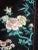 Vintage Oriental Asian Blue Coromandel Four Panel Screen Room Divider W Swans For Sale In Los Angeles - Image 6 of 12
