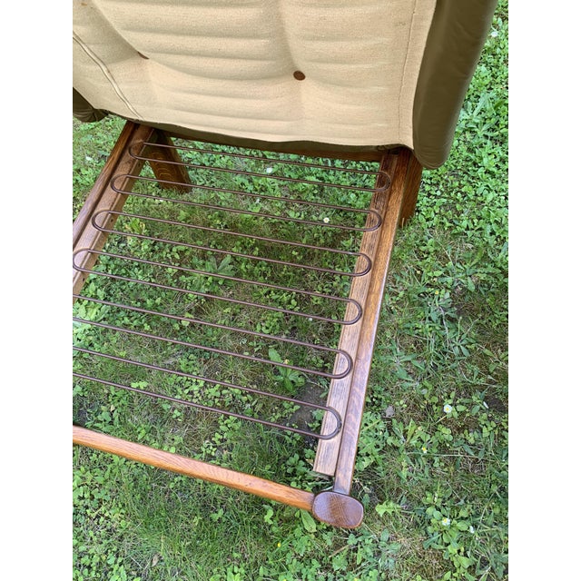 Brutalist Set of Brutalist Armchair and Ottoman in the style of Pierre Chapo, 1960s For Sale - Image 3 of 18