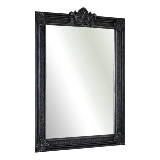 Early 19th Century Neoclassical Berlin Iron Wall Mirror For Sale