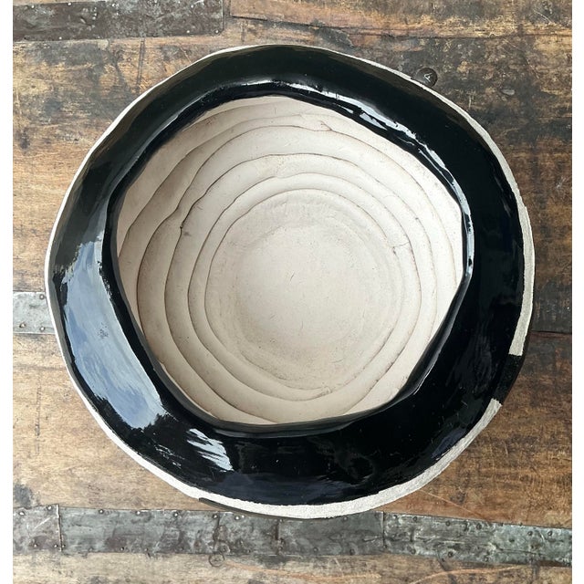 Vintage Original Studio Pottery Coil Vase For Sale - Image 10 of 12