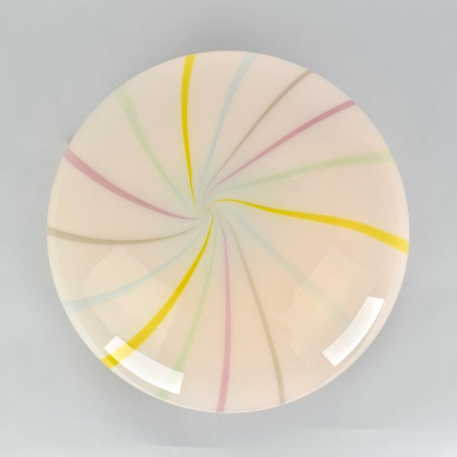 1980s 1980s Mid Century Murano Glass Candy Swirl For Sale - Image 5 of 10