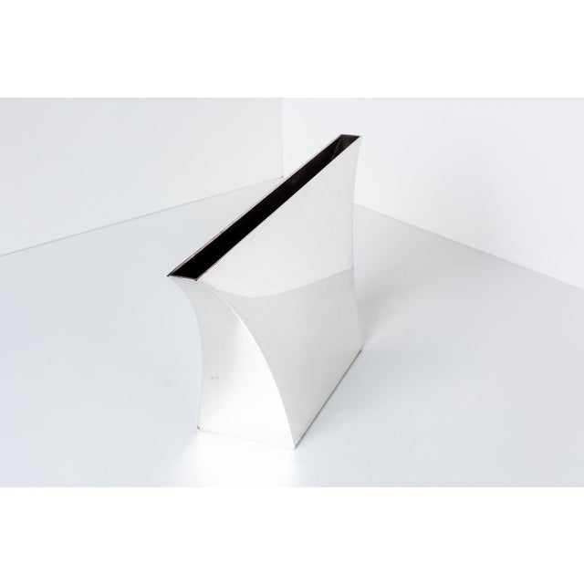 1960s 1960s Lino Sabattini Silver Plated "Persepolis" Vase For Sale - Image 5 of 6