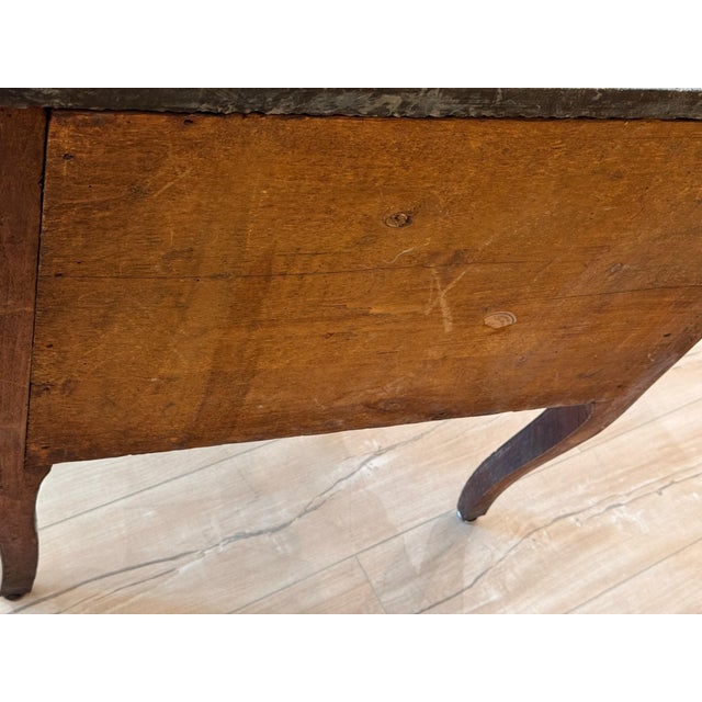 19th Century French Two Drawer Marble Topped Commode For Sale - Image 11 of 12