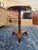 Neoclassical Late 20th Century Milling Road for Baker Furniture Regency Pedestal Side Table With Glass Top For Sale - Image 3 of 7