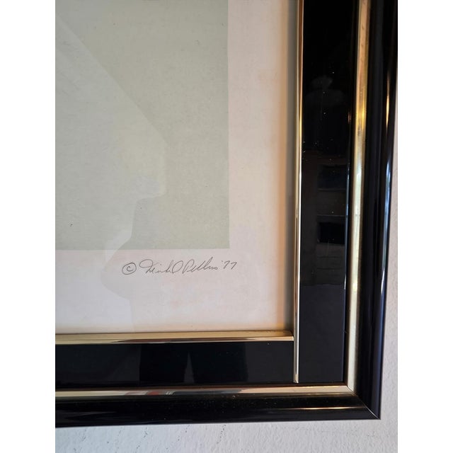 Vintage 1977 Michel Pellus "Flights of Fancy" Art Print For Sale - Image 4 of 4
