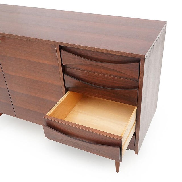 Mahogany Sideboard with Drawers, 1950s For Sale - Image 13 of 15