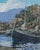 Ferruccio Piovano, Port of Camogli, Oil on Cardboard, Signed, 1974 For Sale - Image 4 of 9