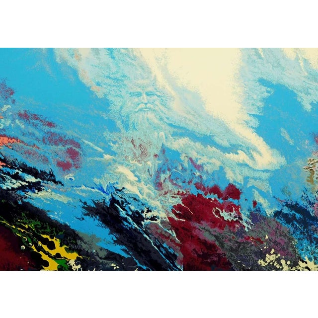 Impressionist Robert Katona "Sea World" Hand Signed & Numbered Serigraph Seascape Dolphins For Sale - Image 3 of 6