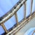 Wood Vintage Alexander & Sheridan Rattan Mantel Mirror, Bespoke Faux Tortoiseshell Finish, Hollywood Regency - Newly Painted For Sale - Image 7 of 10