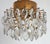 Brass Lead Crystal Ceiling Lamp from Schröder & Co., 1970s, in Very Good conditions. Designed 1970 to 1979 I have official...