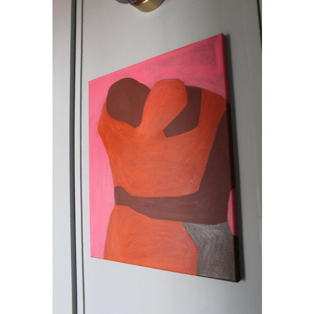 Bodasca, Close to You Orange Version, 2026, Acrylic on Canvas For Sale - Image 3 of 11