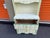 Wood Vintage Stanley 3 Drawer Dresser With Hutch Top For Sale - Image 7 of 10