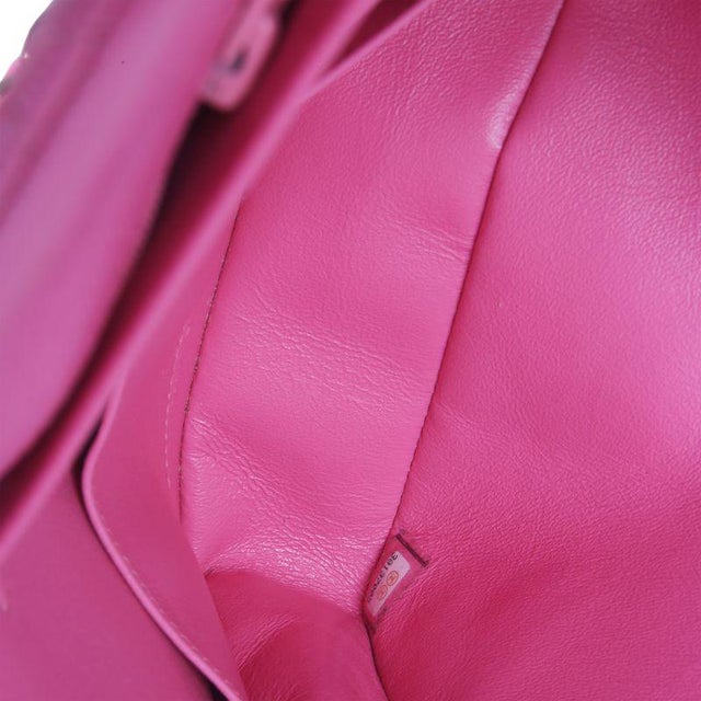 Chanel 22P Pink Quilted Caviar Small Classic Double Flap Bag For Sale - Image 4 of 10