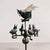 A rare early 20th-century Italian copper weathervane with a three-dimensional structure and original patina. The main...