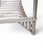 Ficks Reed Early 20th Century Large Stick Wicker Console Table in White Paint Finish For Sale - Image 4 of 18