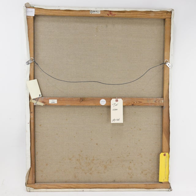 Vintage Cityscape Painting of European Clock Tower Scene by Nandor Vagh-Weinmann For Sale - Image 10 of 11