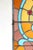 Vintage Art Nouveau Vivid Stained Glass Hanging Panel For Sale In New York - Image 6 of 11