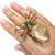 Bochic “Capri” Ruby, Labradorite & Rutile Quartz Ring Set In 18K Gold & Silver For Sale - Image 10 of 11