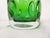 Mid Century Kosta Boda Signed Goran Warff Art Glass Green Pinched Bubble Vase For Sale - Image 14 of 18