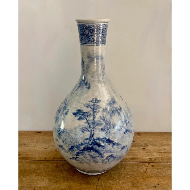 Early work by ceramic artist Mattie Leeds in the Chinese style. A student of classic Chinese painting and a renowned...