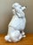 Mid 20th Century Vintage Italian White Ceramic Poodle Sculpture For Sale - Image 5 of 12