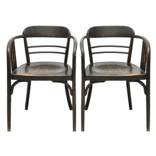 Set of Model 6093 Chairs in Beech by Jacob & Josef Kohn, Vienna, Austria, 1890s For Sale