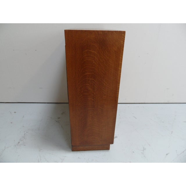 Vintage Dutch Oak Open Bookcase with Doors, 1930s For Sale - Image 11 of 13