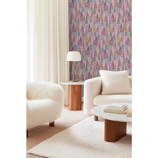 Tassel Trellis is a bold, decorative wallpaper filled with hand-painted watercolor tassels that feel both classic and...