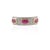 This is part of Chairish’s Fine Jewelry assortment. Statement Ruby Engagement Ring with Diamonds Set in 14K Gold featuring...