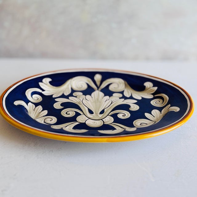Sberna Deruta Hand-Painted Majolica Serving Collection — Special Commission, C. 2000s For Sale - Image 10 of 17