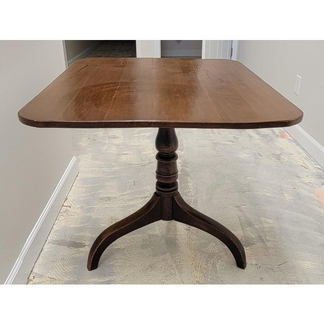 Wood Antique Georgian Walnut Tilt-Top Library or Game Table for Reading Room, Circa 1790-1820 For Sale - Image 7 of 7
