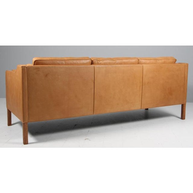 Animal Skin Model 2213 3-Seater Sofa attributed to Børge Mogensen for Fredericia For Sale - Image 7 of 8