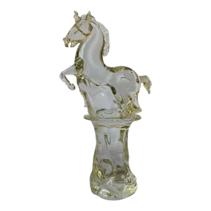 28" Tall Unicorn Murano Glass Sculpture Signed Silvano Signoretto