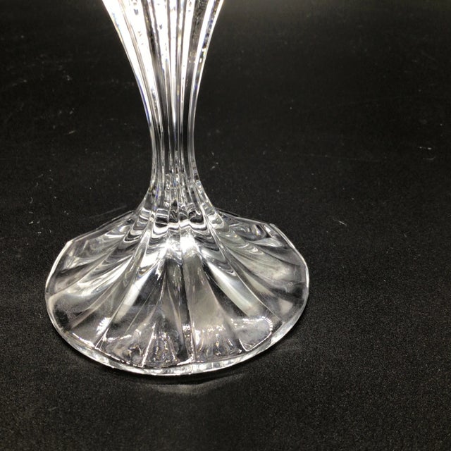 Transparent Mikasa Berkeley Crystal Water Goblets-Set of 6 For Sale - Image 8 of 12