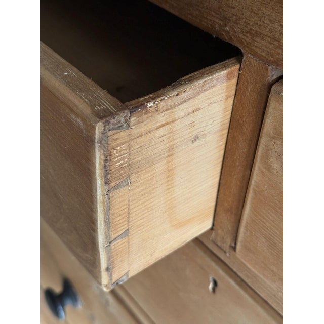 Antique English Pine Dresser/Dresser/Chest of Drawers For Sale In Denver - Image 6 of 6