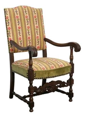 Baroque Style Armchair, Early 20th Century