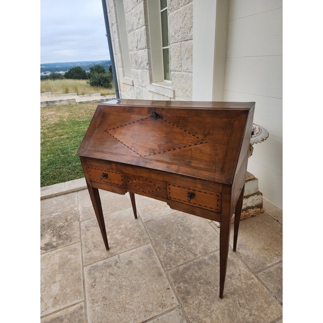 18th Century French Slant Front Desk For Sale - Image 15 of 16