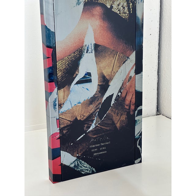 Mid-Century Modern Console Table by Mimmo Rotella for Zero Disegno, 1990s For Sale - Image 3 of 7