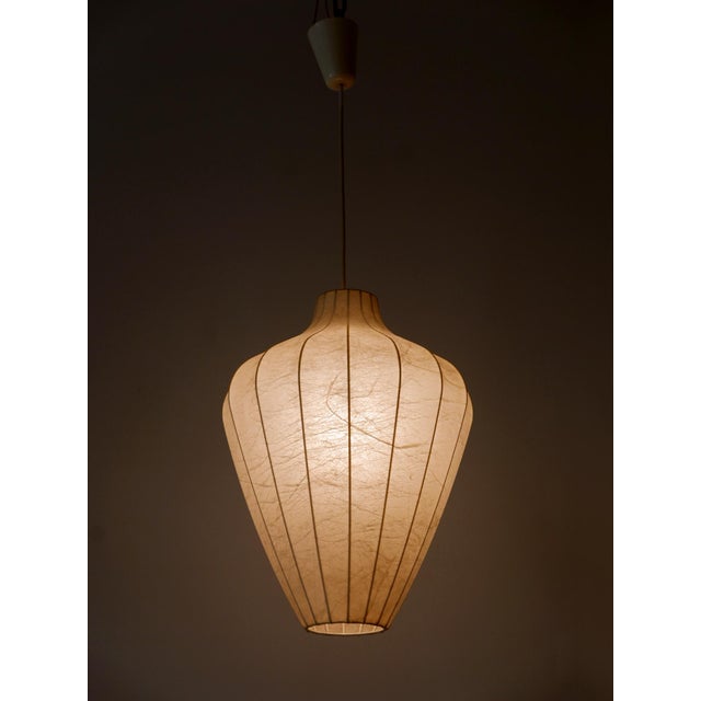 Mid-Century Modern Cocoon Pendant Lamp from Goldkant Leuchten, 1960s For Sale - Image 15 of 18