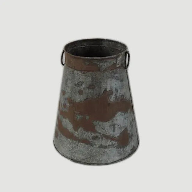 Large rustic Indian pot or jug with handles. There are 5 pots available, please use the "Ask a Question" feature in order...