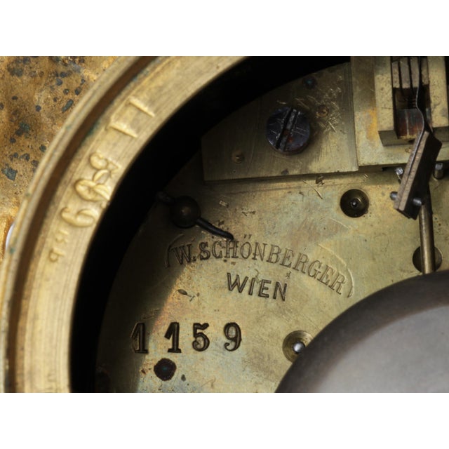 An Austrian Ormolu Mantel Clock, W. Schonberger, Vienna, Mid- To Late 19th Century For Sale - Image 4 of 5