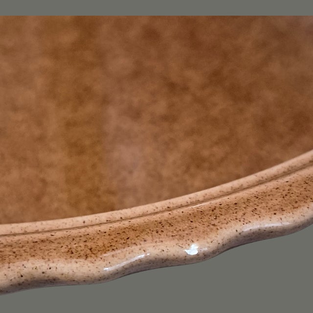 Ink Blue Vintage Sanor Portuguese Ceramic Blueberry Pie Keeper "Trompe L'oeil" For Sale - Image 8 of 10