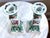 Vintage Chinese Famille Verte Bok Choy Porcelain Candlestick Holders - A Pair For Sale - Image 13 of 14