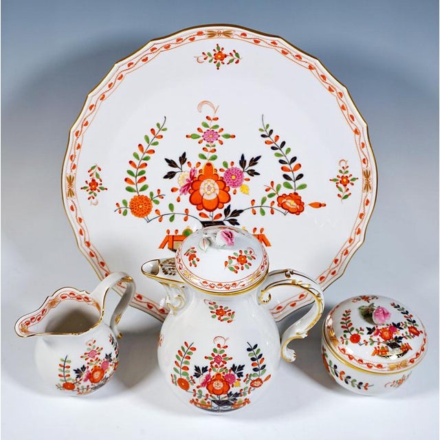 20th Century Coffee Set for 6 People from Meissen, Set of 22 For Sale - Image 4 of 11