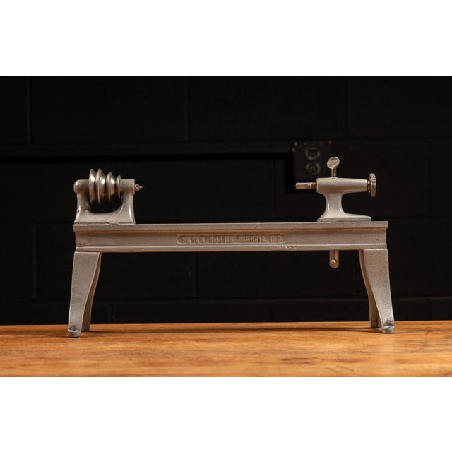 Industrial Early 20th Century Peter Austin Bench Lathe For Sale - Image 3 of 10