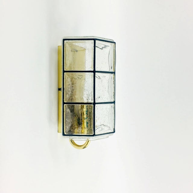Mid-Century Modern Mid-Century Glass Wall Lights/Sconces From Limburg, Germany, 1960s For Sale - Image 3 of 12