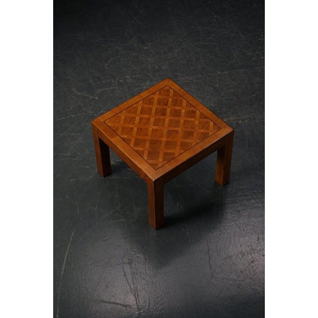 Wood Vintage Art Deco Side Table, 1940s For Sale - Image 7 of 12
