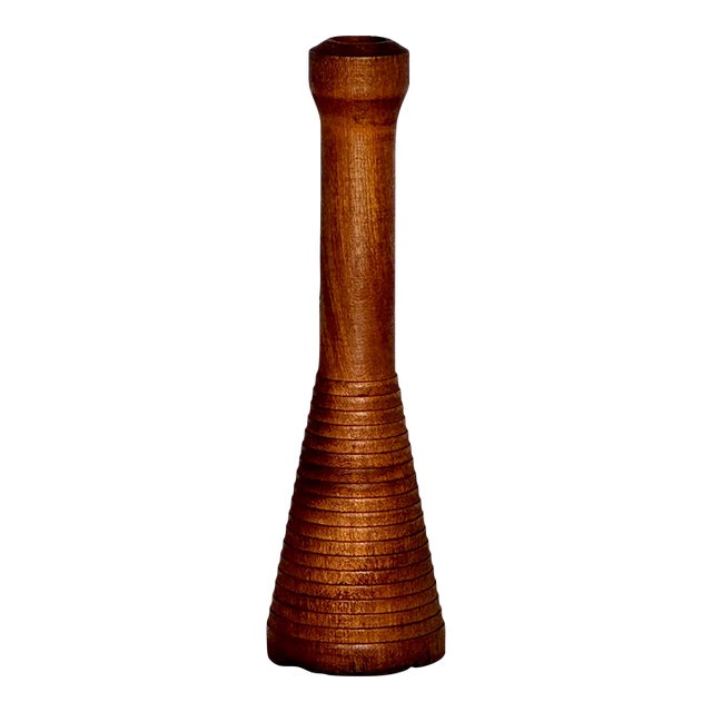 1800s Antique Industrial Wooden Spindle For Sale