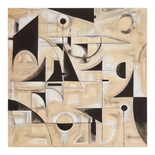 Late 20th Century Vestiges by Cesar Platero Acrylic on Canvas For Sale